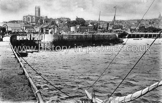 A Picture of Penzance taken from The Quay. c.1913